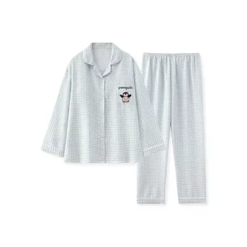 WANANNI Pajama Set Women's Light Blue
