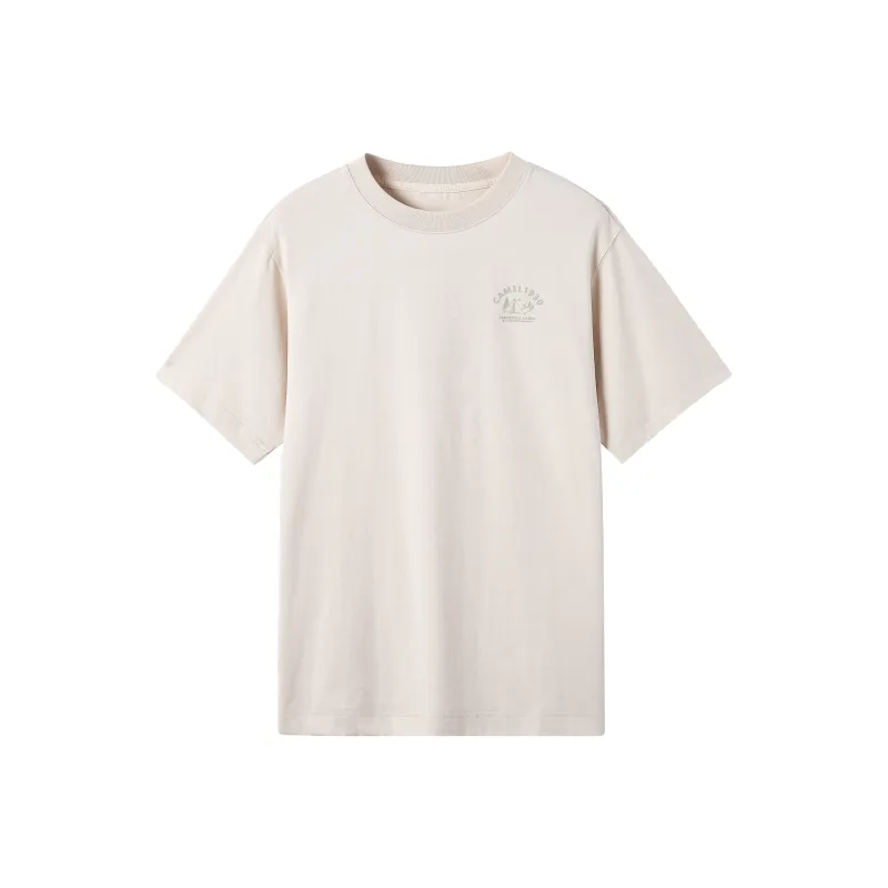 CAMEL Sorona Cooling Mountain Stretch Solid Color Loose Fit T Shirt Unisex-2