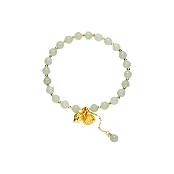 220 True Cause 284 Hetian Jade Bracelets Pale Greenish White Jade Women's