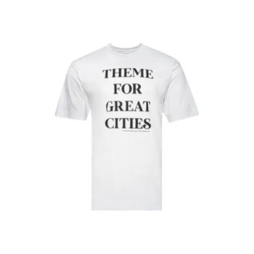 DRIES VAN NOTEN Regular Cotton T shirt Navy