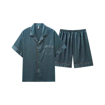 MADALLO Pajama Set Men's Peacock Green