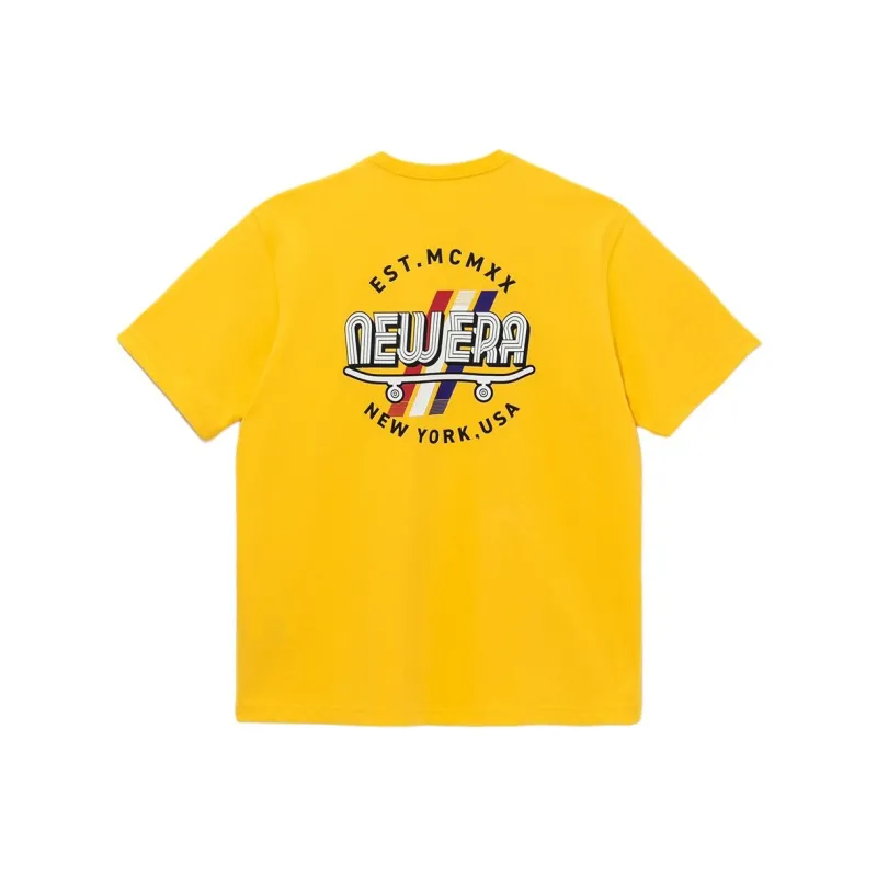 New Era T Shirts Unisex Yellow-0