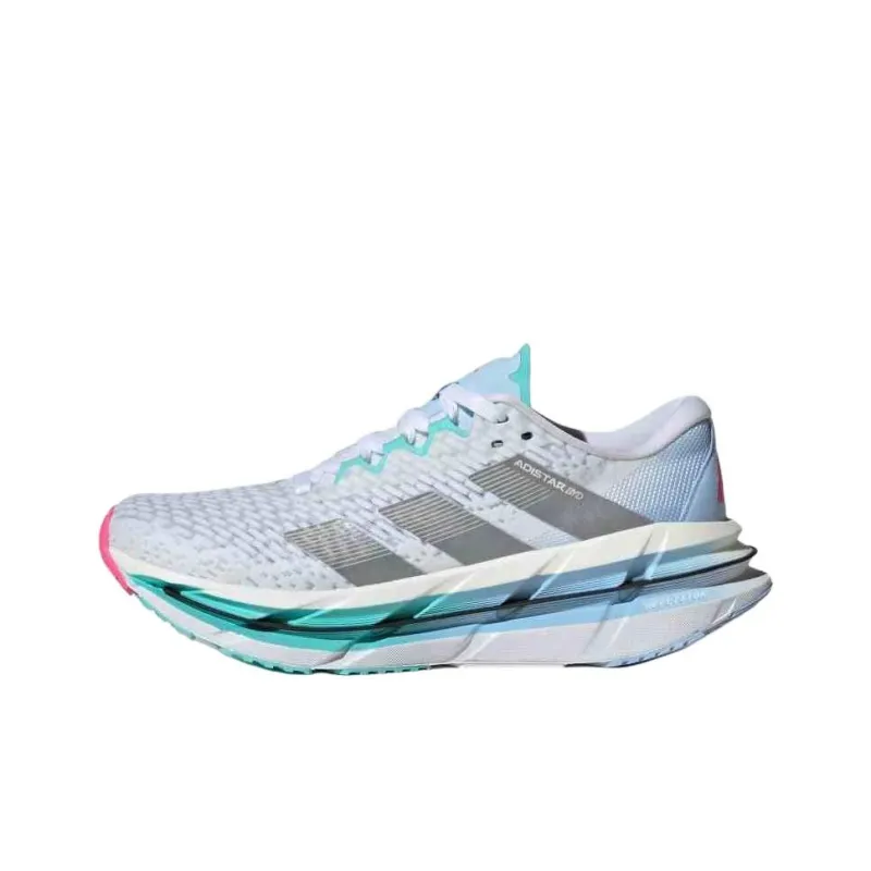 Adidas Adistar Byd Cloud White Silver Metallic Flash Aqua Women's-0