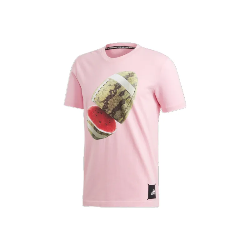 Adidas T-Shirts Men Pink-0
