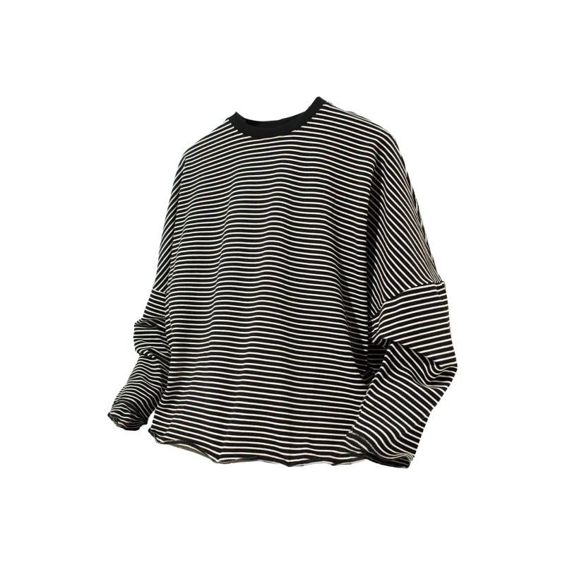 ASEDE T Shirt Unisex Black Stripes-0
