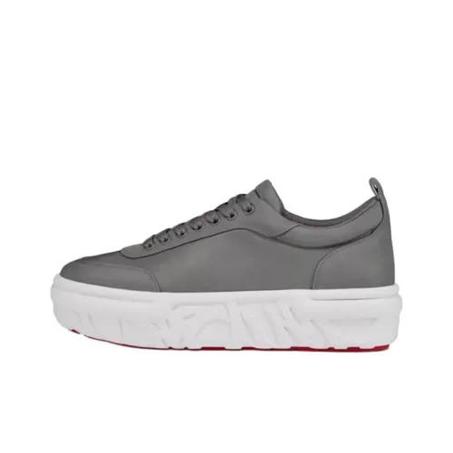 CL LUBOTING Choukario Low Top Skateboard Shoes Men's Gray