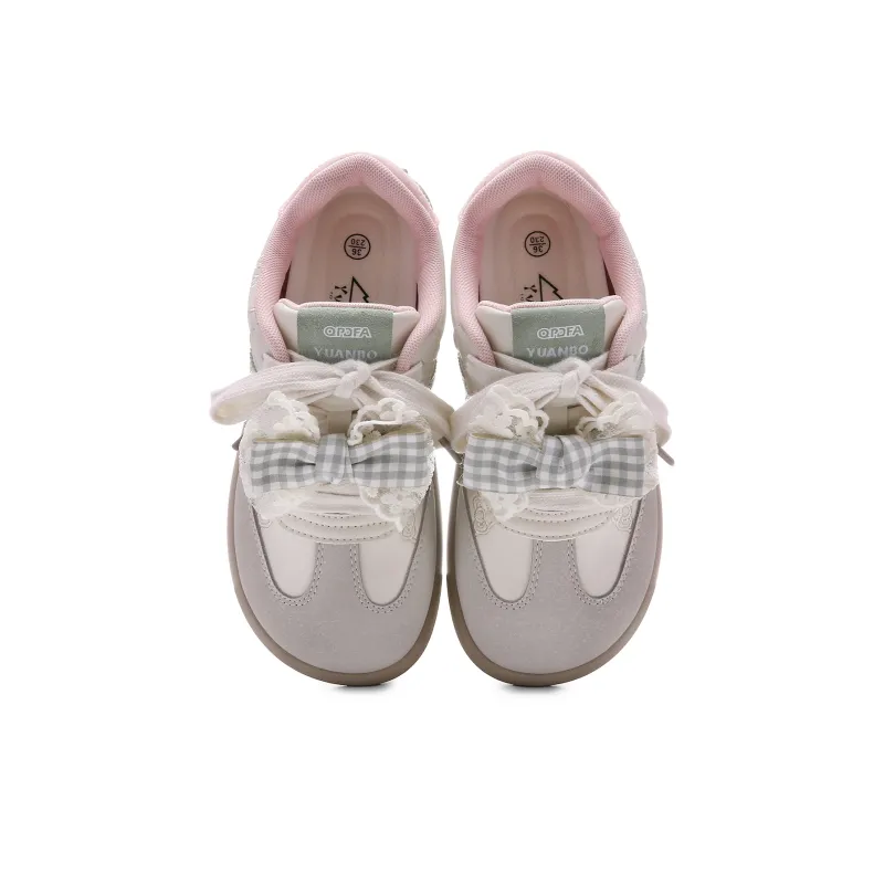 Lovely You Lightweight Anti Slip Low Top Skateboard Shoes Women's Guava Pink-3