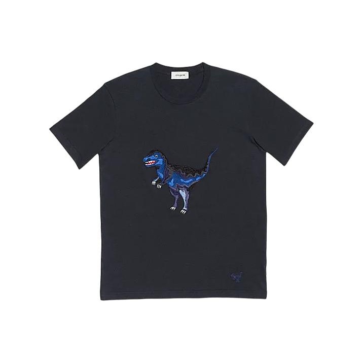 Coach 1941 Black Horse and Carriage Logo Pocket Tee T-Shirt
