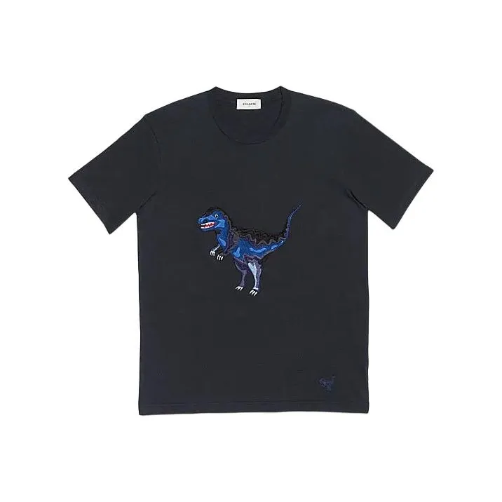 COACH T Shirts Men Navy-0