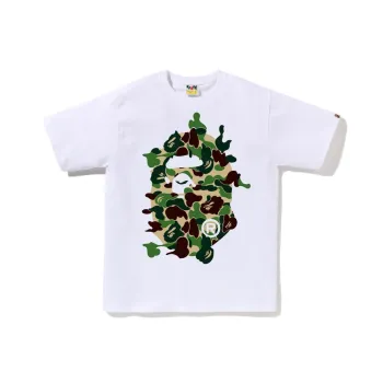 A BATHING APE Abc Camo Rebuild Big Ape Head Tee