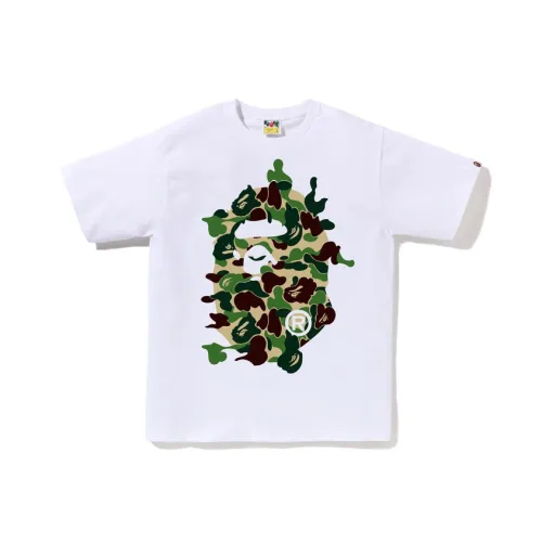 A BATHING APE Abc Camo Rebuild Big Ape Head Tee