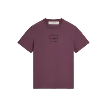 Golden Goose Logo Printed Crewneck T Shirt