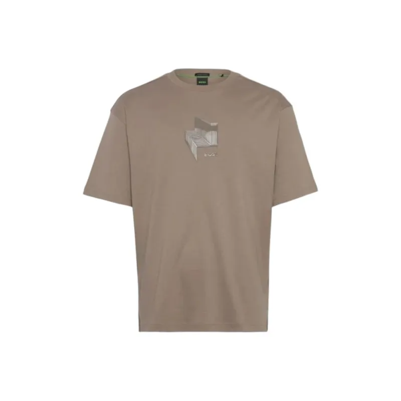HUGO BOSS T Shirts Men Khaki-0