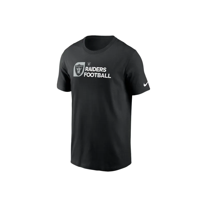Nike NFL Las Vegas Las Vegas Raiders Team Outline Essential T-Shirt Men's Black-0