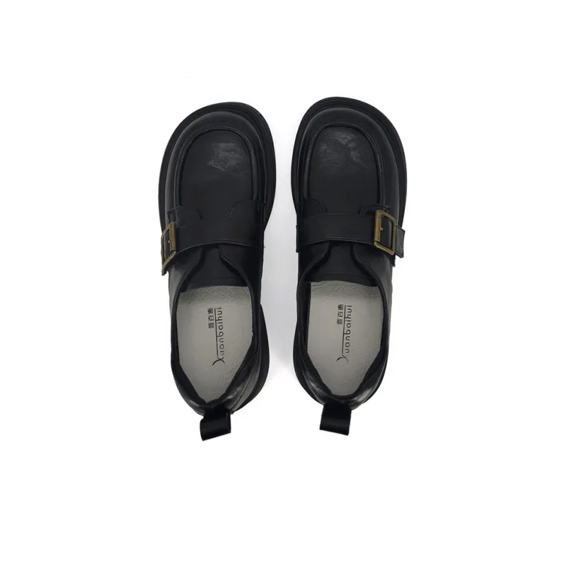 Xuanbaihui Loafers Women's Black/Brown-4