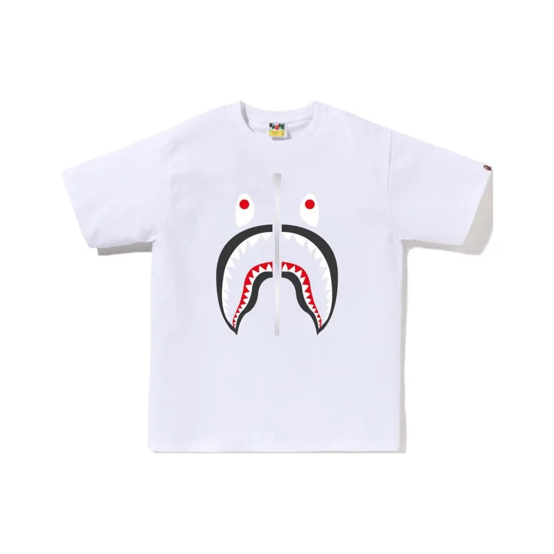 A BATHING APE A BATHING APE Shark Tee-7