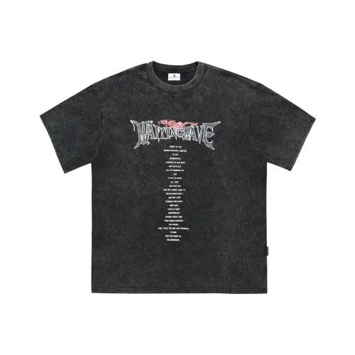 WAITINGWAVE T Shirt Unisex Black