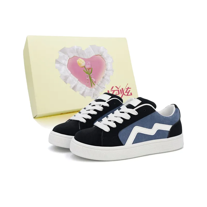 FULLXUAN Trendy Classic Vintage Preppy Style Low-Top Skateboard Shoes Unisex Box Included-15