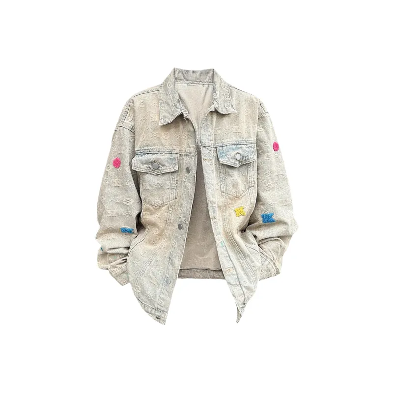 EDCO BREAK SILENCE Denim Jacket Unisex Yellow Mud-0