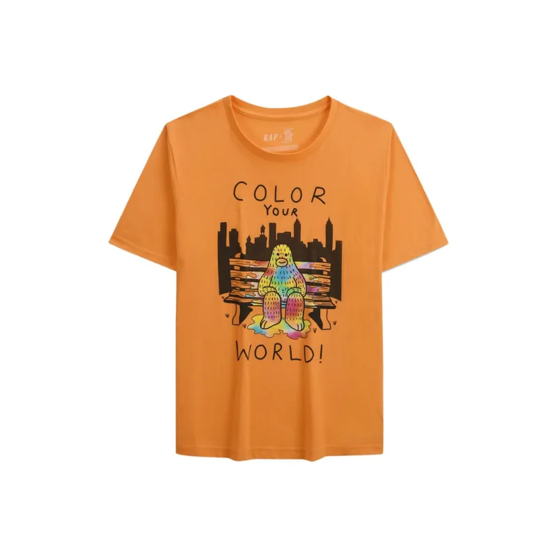 GAP x FRANK APE T-Shirt Men's Orange-0