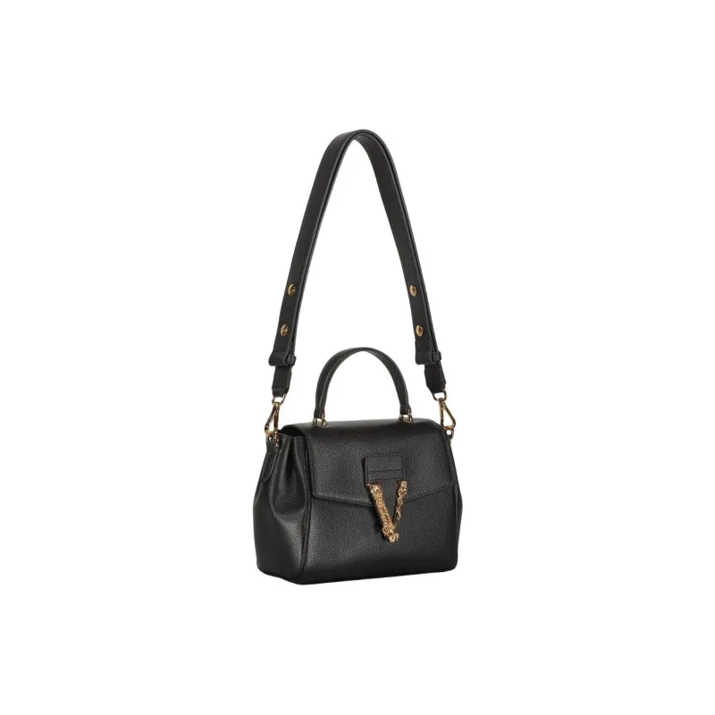 FANSIZHE Virtus Calfskin Tote Bag, Shopping Bag, Shoulder Bag, Handbag Women's Black-2