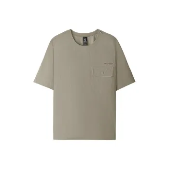 Skechers SKECHLUXE SS25 T Shirt Men's Gray Walnut