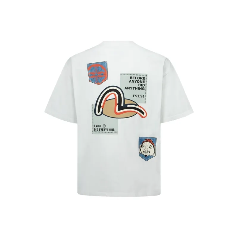 EVISU Short Sleeved T Shirts Men's-3