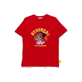 STAYREAL Crew Neck Short Sleeved T Shirts Unisex