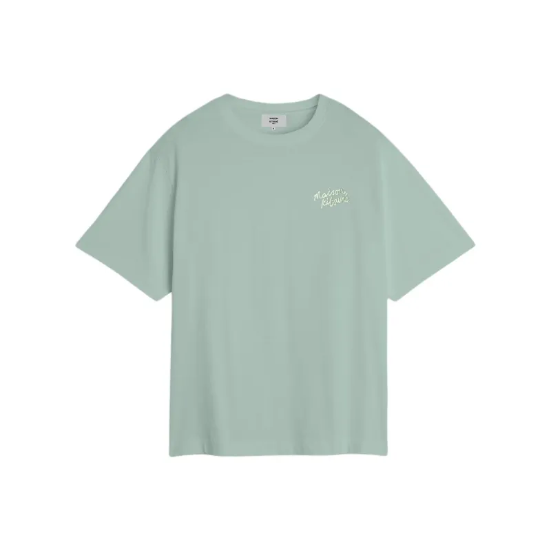 Maison Kitsuné Logo embroidered T shirt-0