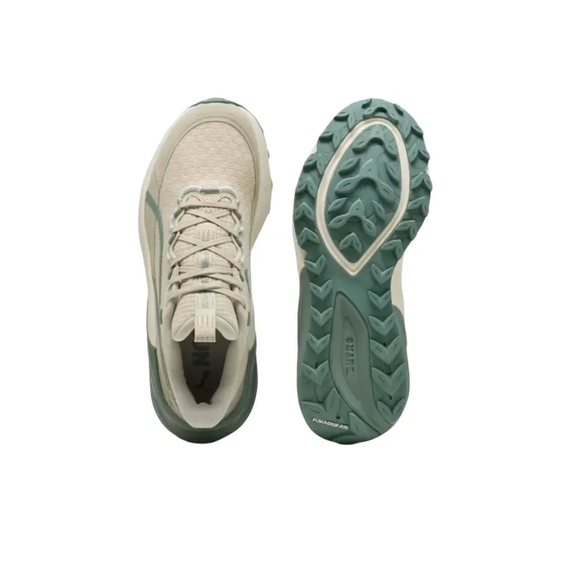 PUMA Electrify Nitro 4 Abrasion Resistant Slip Resistant Low Top Trail Running Shoes Women's Gray-3