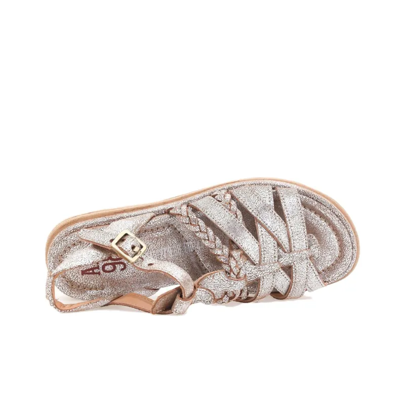 AirStep SPOON Roman Sandals Women's Silver Umber-5
