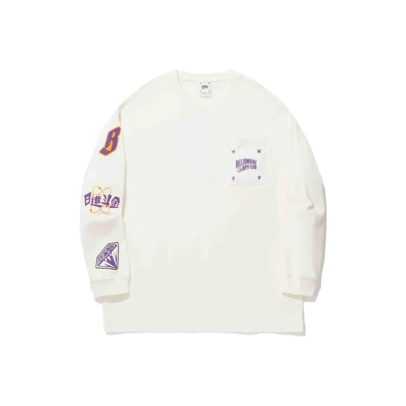 LiNing x BILLIONAIRE BOYS CLUB T Shirt Unisex White-0
