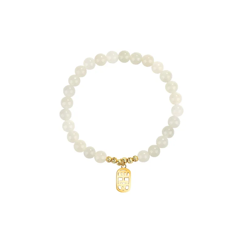 Schloney Hetian Jade Bracelets White Jade Women's-0