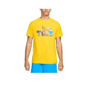 Nike Clothing T Shirts Men Yellow