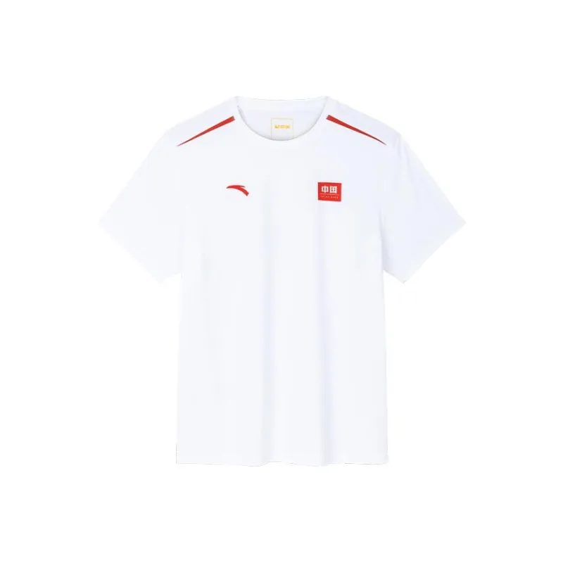 Anta Variety Training Collection Regular T Shirt Men's Pure White-0