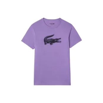 LACOSTE T-Shirts Men Purple