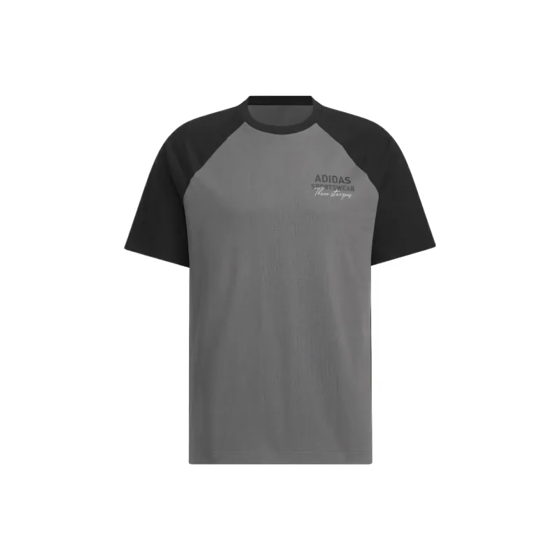 Adidas SS25 T Shirt Unisex Dark Gray-0