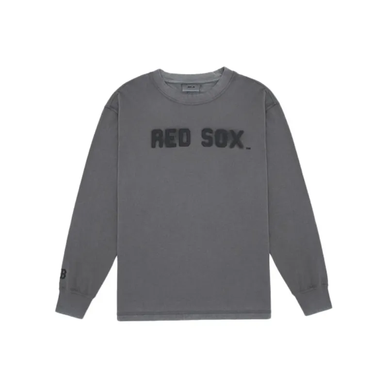 MLB Boston Red Sox T Shirt Unisex Dark Charcoal Gray-0