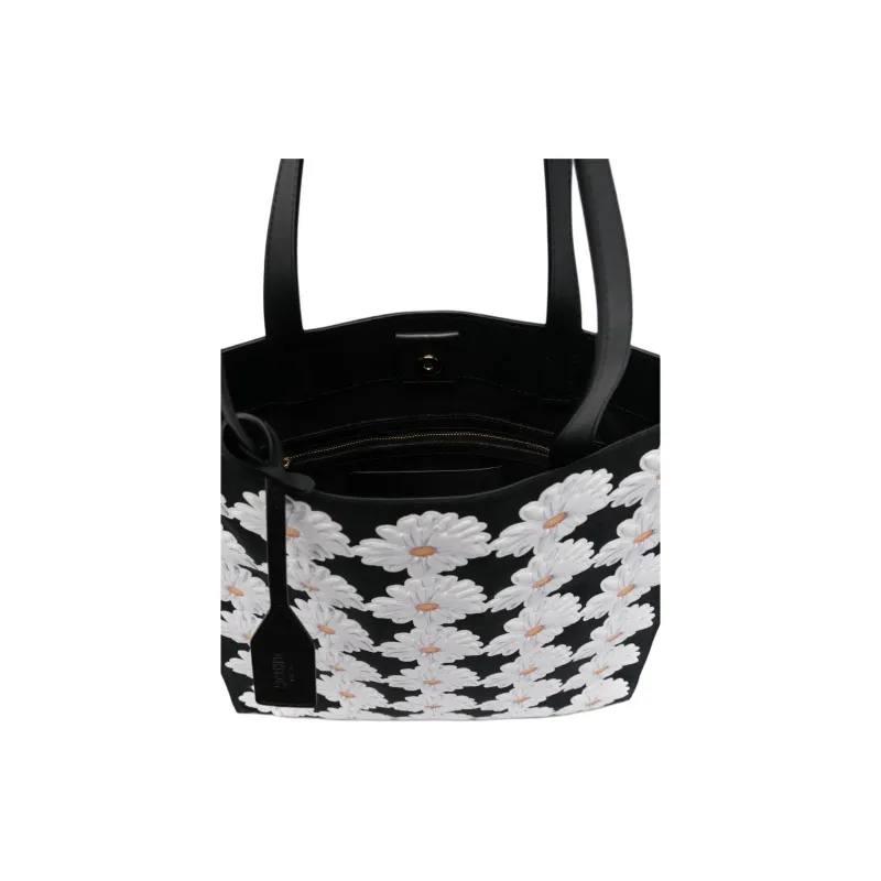 MOSCHINO Floral appliqué Tote Bag-2