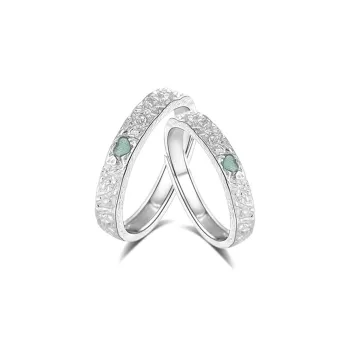 7℃ 999 Fine Silver Rings Unisex