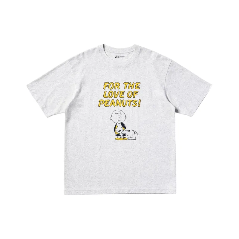 UNIQLO x PEANUTS Collaboration SS25 T Shirt Unisex Gray-0