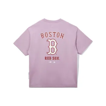 New Era Boston Red Sox T Shirts Unisex Light Purple