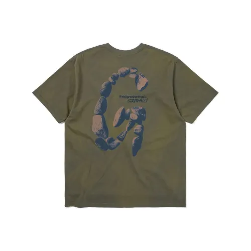 Gramicci X Thisisneverthat Gramicci Collaboration T Shirts Unisex Dark Brown