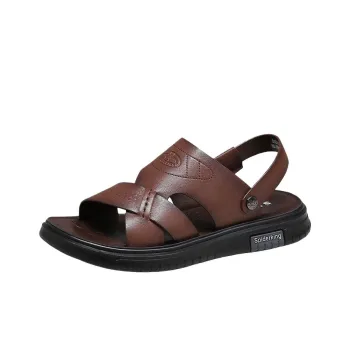 Spider King Beach Sandals Men's Brown