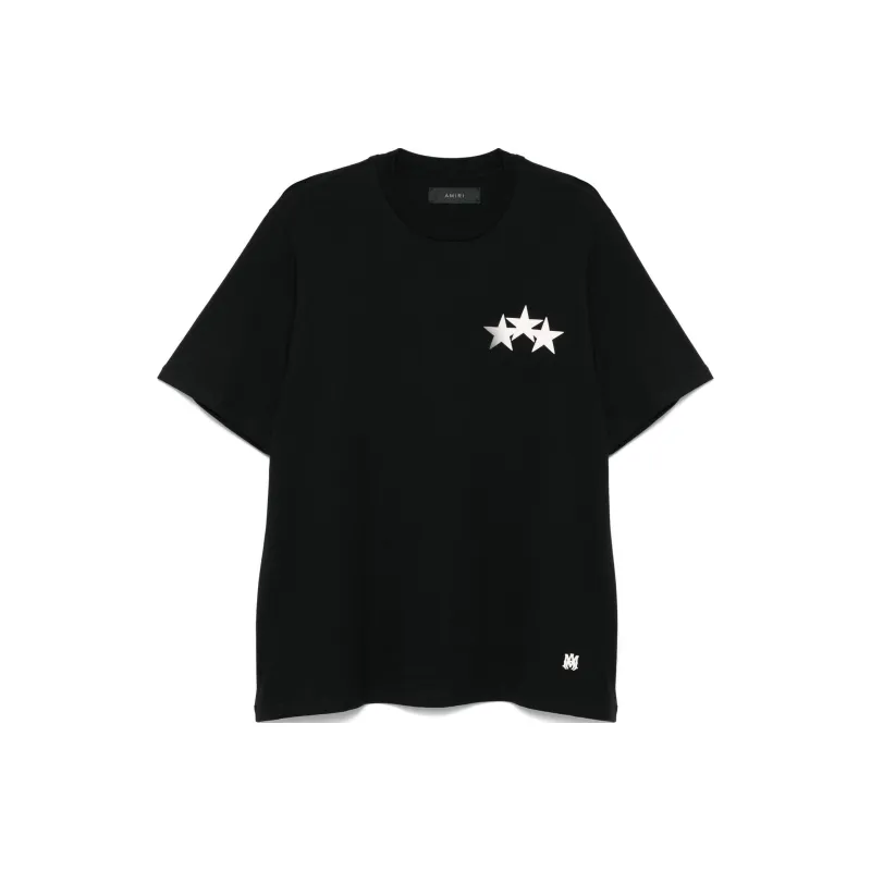 AMIRI Three Star Crewneck T Shirt-0