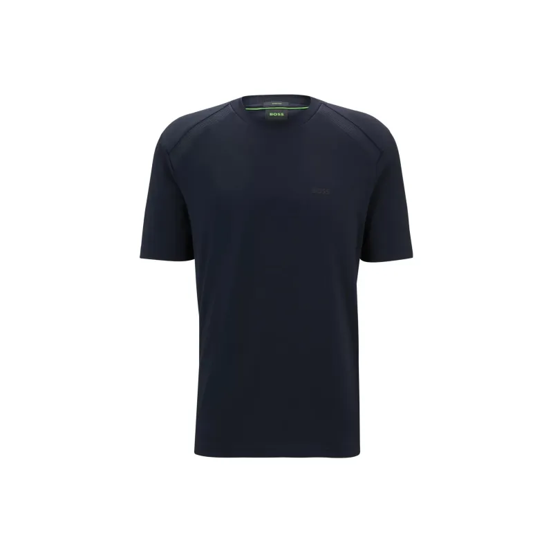 HUGO BOSS Logo Detailed Crewneck T Shirt-0