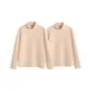 [Double-Sided Fleece-Lined]Apricot+Apricot