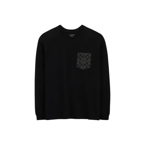COACH T-Shirts Men Black