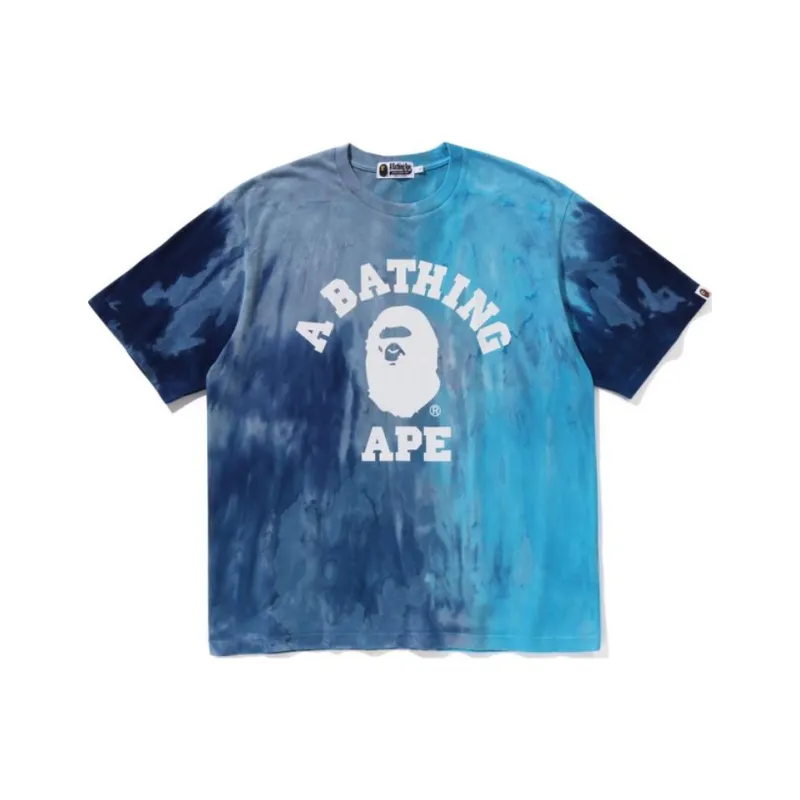 Bape Ice Dye College Relaxed Fit Tee-5