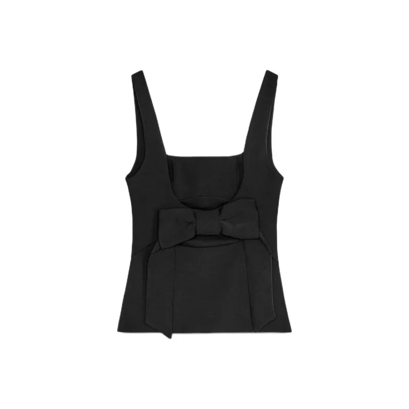 ZARA Tank Tops Women's Black-1
